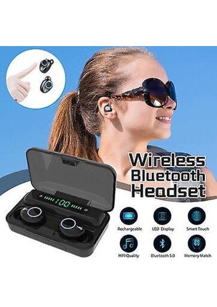 Bakeey F9 Tws Gerçek Kablosuz Bluetooth 5.0 Kulaklık Hi-Fi Stereo