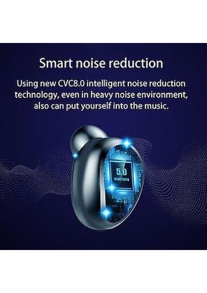 Bakeey F9 Tws Gerçek Kablosuz Bluetooth 5.0 Kulaklık Hi-Fi Stereo