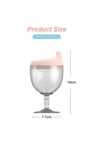 (Pembe) Bebek Şişe Kadeh Su Bebek Bardakları Ördek Gümen Ağız Şeklinde Besleme Çocuklar Eğitim 150ML fırsatları