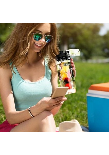 1000ML Meyve Suyu Şişesi Bpa Ücretsiz Plastik Spor Detoks Sağlık | Spor Şişeleri(Yurt Dışından) modelleri