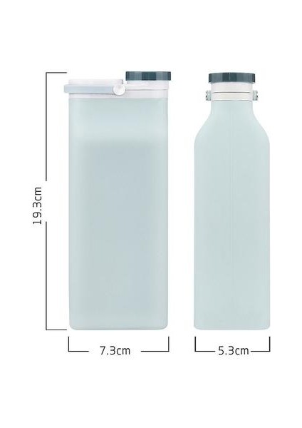 Katlanabilir Kamp Büyük Kapasiteli Su Bardağı, Taşınabilir Sızdırmaz Seyahat Kupası, Silikon Güvenli ve Toksik Olmayan (19.3x7.3x5.3 Cm) (Beyaz)(Yurt Dışından) fiyatları