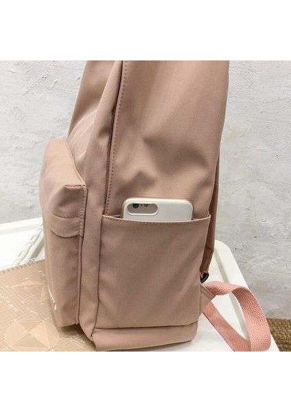 Gençler Için Genç Okul Çantası Sırt Çantası Kadın Baskı Bookbags Orta Öğrenci Schoolbag Büyük Siyah Sevimli Çiçekler Naylon Bagpack