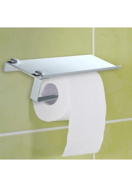 Banyo Kağıt Raf Paslanmaz Çelik Tuvalet Kağıdı Tutucu Duvar Montaj Cep Telefonları Havlu Askısı Süs Sanatı Zanaat Çerçeve Sanat Dekor | Kağıt Tutucular (Gümüş) modelleri