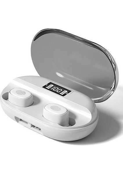 Tws Bluetooth Kulaklıklar Kablosuz Dokunmatik Kontrol Kulakiçi iphone Samsung (Siyah) Için