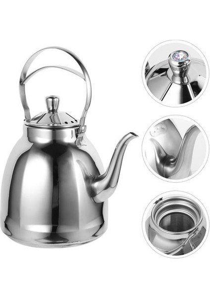 Paslanmaz Çelik Çay Su Isıtıcısı Mutfak Su Çay Kettle Profesyonel Çay Su Isıtıcısı | Çaydanlıklar