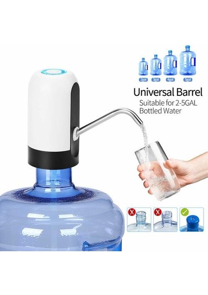 Su Şişesi Pompası Ev Gadgets Mini Namlued Su Elektrikli Pompa USB Şarj Otomatik Taşınabilir Su Dağıtıcı Içecek Dağıtıcı | Su Dağıtıcıları(Yurt Dışından) modelleri