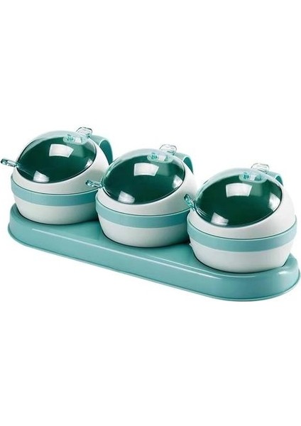 3 Adet Set Nordic Baharat Kutusu Mutfak Tuz Şeker Saklama Kutuları Tutucu Plastik Baharat Kavanoz Çeşni Cruet Home Mutfak Aletleri | Tuz Domuzları, Mahzenler ve sunucular