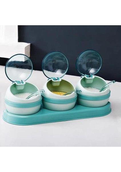 3 Adet Set Nordic Baharat Kutusu Mutfak Tuz Şeker Saklama Kutuları Tutucu Plastik Baharat Kavanoz Çeşni Cruet Home Mutfak Aletleri | Tuz Domuzları, Mahzenler ve sunucular fiyatları