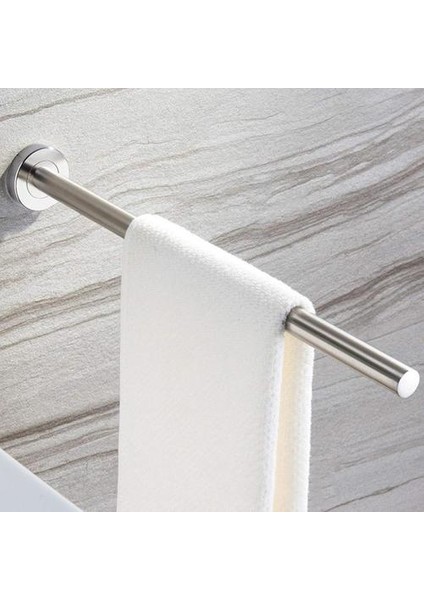 40 cm Dikey Havlu Askısı Fırçalanmış Paslanmaz Çelik Havlu Robe Tutucu Duvara Monte Havlu Raf Ev Mutfak Tuvalet Banyo Için | Havlu Rafları(Yurt Dışından)