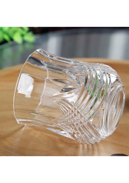6 220 ml Kurşun Ücretsiz Cam Klasik Tumbler Gözlük Makinesi Yapılan Su Cam Içecek Parti Için | Eski Moda Cam