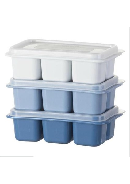 12 cm Mini Silikon Buz Küpü Tepsiler 2 Paket 6 Kare Küpler Tepsi Başına Viski, Kokteyller, Çorbalar, Bebek Maması ve Dondurulmuş Muamele Için Ideal |