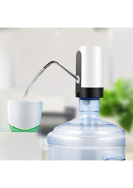 Şişe Pompası USB Şarj Otomatik Elektrikli Su Dağıtıcı Pompa Taşınabilir Içme Suyu Tek Tıklayın Otomatik Anahtarı Içme Dağılımı | El Basın Su Pompaları