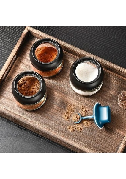 3 Adet Cam Mühürlü Baharat Pot Baharat Kavanoz Evi Baharat Kutuları Ev Restoran Kullanımı Için Mühürlü Çeşni Pot | Spice biber Çalkalayıcılar