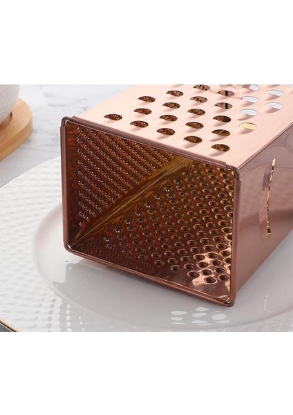 4 Taraf Sarımsak Soyucu Patates Sebze Dilimleme Bıçağı Zencefil Kavun Çok Fonksiyonlu Salatalık Dilimleme Paslanmaz Çelik Soyucu Kutusu | Giderler (Gül Altın)(Yurt Dışından) fırsatları