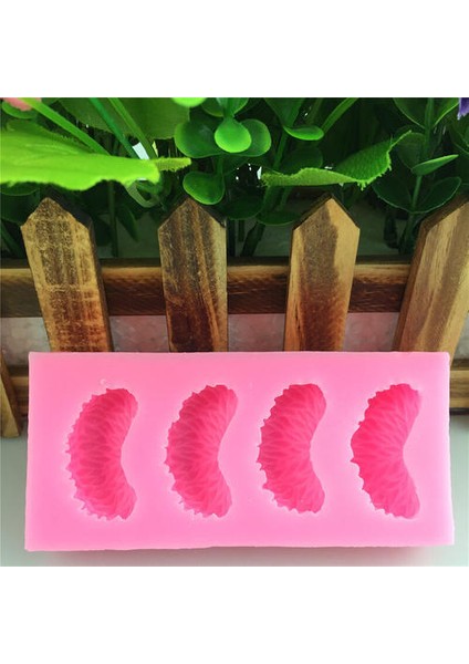 Yeni 4-Delik Turuncu Et Styling Mousse Kalıp - 2 Adet