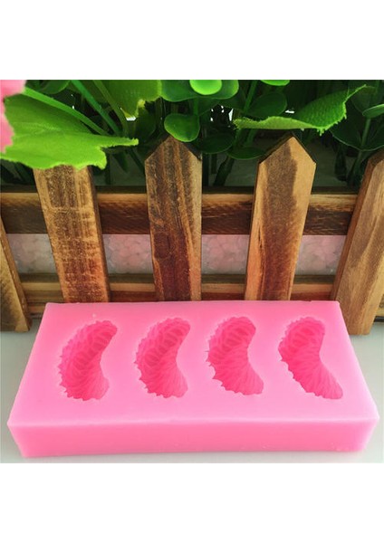 Yeni 4-Delik Turuncu Et Styling Mousse Kalıp - 2 Adet
