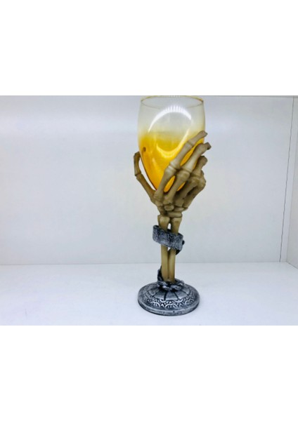 Sıcak !yaratıcı Hayalet Pençe El Cam Goblet Kişilik Hayalet Kafa Kafatası Kafa Pençe Viski Bira Şarap Cam Simülasyon Şarap Kadehi. | Highball Cam (Gri)