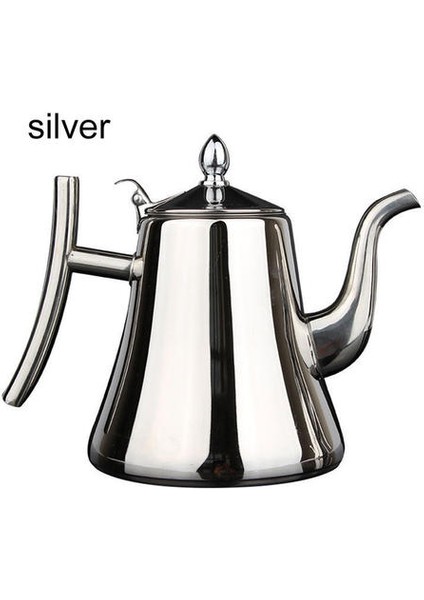 Kalın Paslanmaz Çelik Demlik Çay Potu ile Demlik Kahve Pot Indüksiyon Ocak Çay Su Isıtıcısı Su Kettle | Çaydanlıklar