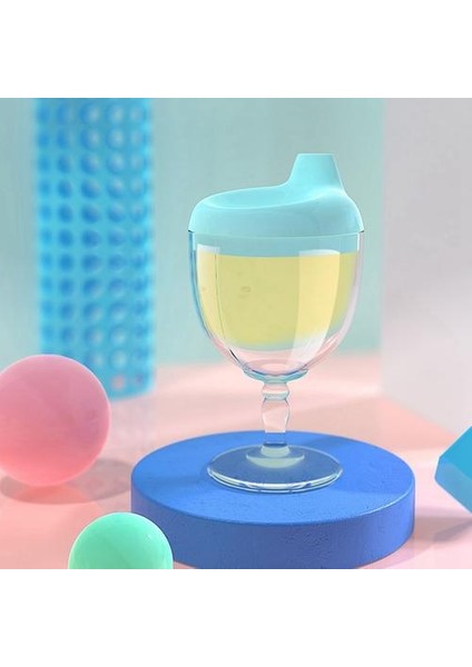 150 ml Bebek Bebek Öğrenme Içme Şişeleri Yaratıcı Şarap Cam Şekilli Çocuk Toddler Hemşirelik Şişe Besleme Kadeh Duckbill Cup | Highball Cam (Mavi) fiyatları