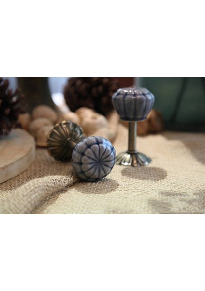 1 Çift Vintage Kabak Dekoratif Kanca Seramik Duvar Kanca Bluecoon Askıları Rustik Kanca Seramik Perde Kravat Sırtları Kanca | Robe Hooks fiyatları