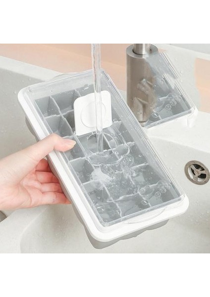 Buz Silikon Glasson Kalıpları Için Kolay Yayın Formları Magnum Silikon Kalıp Buz Küpü Makinesi Kalıp Dıy Ice Cube Tepsi Silikonlar | Dondurma Makineleri (Gri)