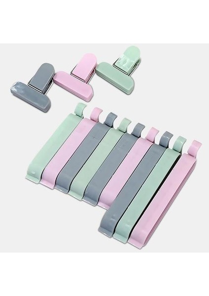 12 Adet / Takım Plastik Torba Mühürleme Snack Taze Gıda Saklama Çantası Klipler Mutfak Aracı Aksesuarları Mini Vakum Sızdırmazlık Kelepçe Gıda Klip | Çanta Klipleri fiyatları
