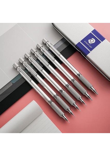 1 Adet 0.5mm Otomatik Kalem Metal Çubuk Düşük Ağırlık Merkezi Hareketli Kalem Çizim Boyama Çizim Kalem | Mekanik Kalemler