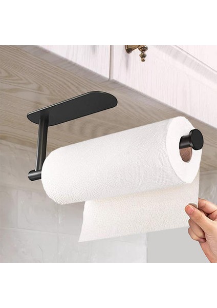 Mutfak Kendinden Yapışkanlı Aksesuarları Kabine Altında Kağıt Rulo Raf Havlu Tutucu Doku Askı Banyo Tuvalet Için Depolama Raf 1 Adet | Depolama Tutucular ve raflar
