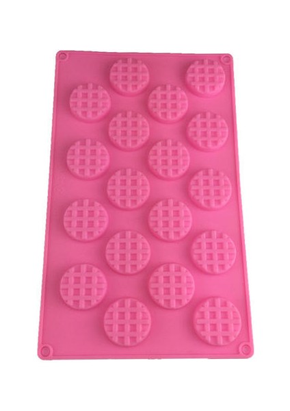 Yeni 18 Delikli Waffle Şeklinde Aromaterapi Alçı Kalıp - 2 Adet