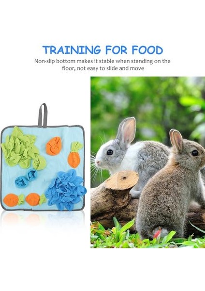 Tavşan Besleme Gıda Mat Zeka Tavşan Snuffle Mat Besleme Mat Snuffle Pad | Köpek Oyuncakları fırsatları
