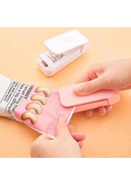 Taşınabilir Mini Mühürleyen Ev Isı Çantası Plastik Gıda Aperatifler Çanta Sızdırmazlık Makinesi Gıda Ambalaj Mutfak Saklama Çantası Klipler | Çanta Klipleri fırsatları