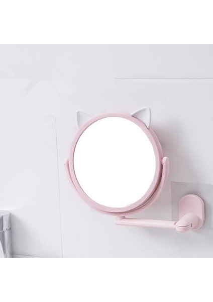 360 Rotasyon Streç Duvar Asılı Ayna Sissiz Vantuz Duş Tıraş Makyaj Sis Ücretsiz Ayna | Banyo Aynaları