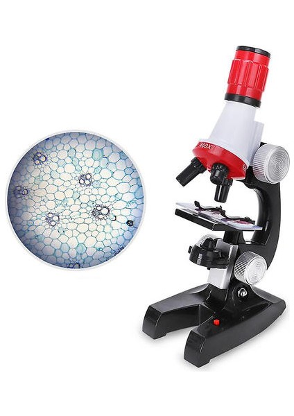 Çocuklar 1200X Zoom Bilimsel Mikroskop, Çocuklar ve Öğrenciler Için Biyolojik Mikroskop