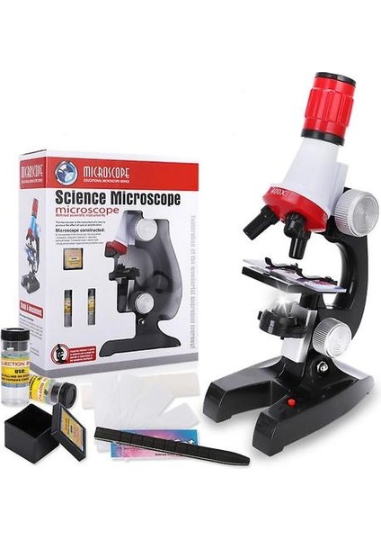 Çocuklar 1200X Zoom Bilimsel Mikroskop, Çocuklar ve Öğrenciler Için Biyolojik Mikroskop