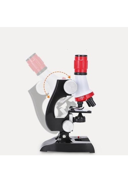 Çocuklar 1200X Zoom Bilimsel Mikroskop, Çocuklar ve Öğrenciler Için Biyolojik Mikroskop