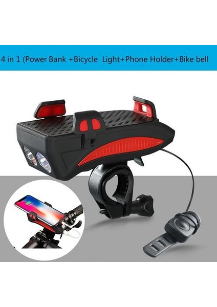 4 1 Bisiklet Bisiklet Bisiklet Feneri Bisiklet Boynuz Tutucu ile Bisiklet Boynuz Tutucu Standı Telefon Telefonu USB Tutucu Bisiklet Ücreti | Telefon Tutucular ve duruş modelleri
