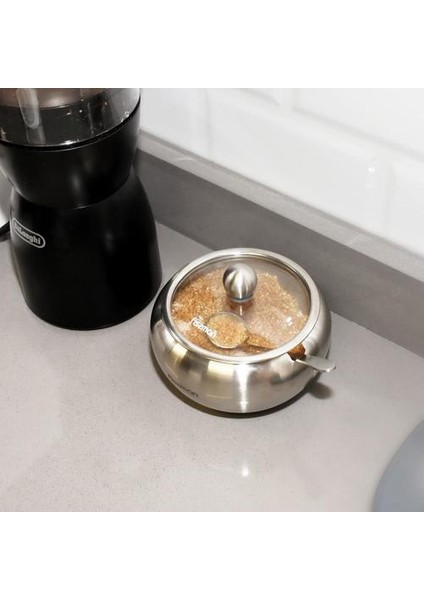 Şeker Kasesi Kapaklı Paslanmaz Çelik Cruet; Kaşık Tuz Çalkalayıcı Soslu Kaşık Baharat Kavanoz | Şeker ve Amp;Krema tencere (Yurt Dışından)
