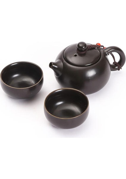 Çay Seti Seramik Çaydanlık Kung Fu Çay Pot Kase Çay Fincanı Kupalar Su Isıtıcısı Yeşil Çay Töreni Hediye | Çaydanlıklar