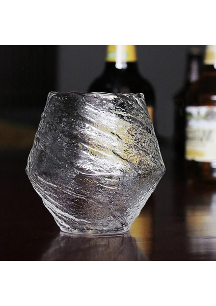 Japon El Yapımı Dövülmüş Viski Cam Isıya Dayanıklı Suyu Kupası Likör Viski Kristal Şarap Cam Konyak Brandy Snifter | Şarap Kadehleri