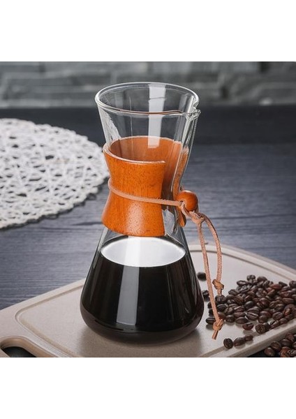 600 ml Yüksek Borosilikat Cam Çöp Üzerinde Kahve Tencere Dökülmesi Manuel Damla Pot Yüksek Sıcaklığa Dayanıklı Cam Kahve Makinesi Coffeeware | Kahve Kapları