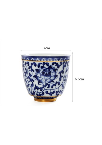 Çin Jingdezhen Mavi ve Beyaz Porselen Çay Bardağı Küçük Çay Kase Seramik Çay Fincanı Kahve Bira Şarap Kupa | Teacups modelleri
