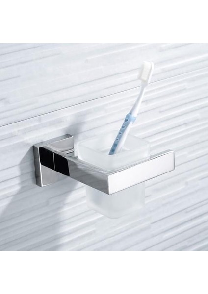 Yüksek Paslanmaz Çelik Banyo Donanım Seti Rulo Kağıt Tutucu Havlu Askısı Tuvalet Fırçası Tutucu Havlu Raf Banyosu Aksesuarları | Banyo Donanım Setleri
