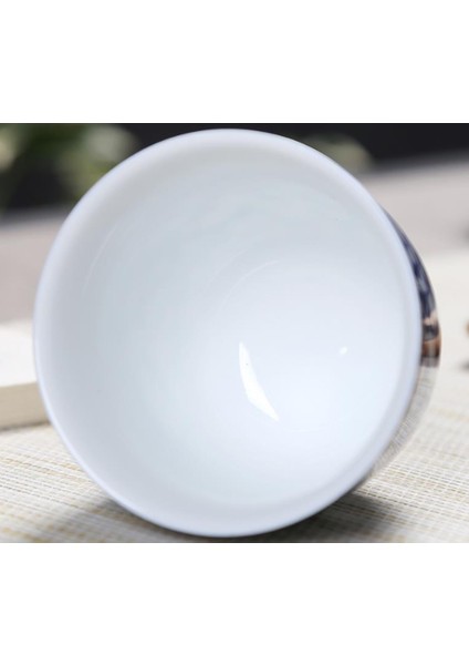 Çin Jingdezhen Mavi ve Beyaz Porselen Çay Bardağı Küçük Çay Kase Seramik Çay Fincanı Kahve Bira Şarap Kupa | Teacups indirimleri