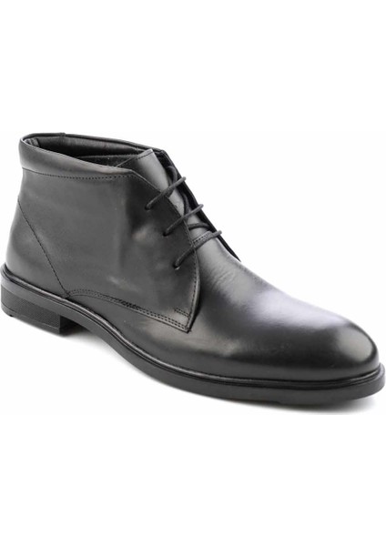 Siyah Leather Erkek Bot & Bootie E02549015003