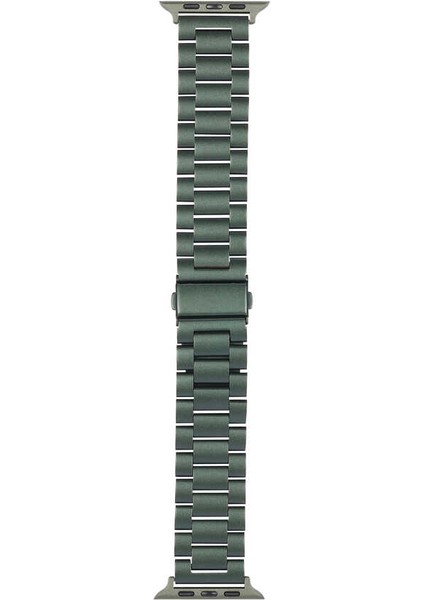 Apple Watch 44/45/46/49mm Kordon Klipsli Metal Kordon 04-A 2/3/4/5/6/se/7/8/9/10/11/ultra modelleri