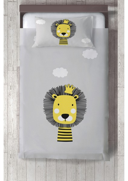 Aslan Kral Çocuk ve Bebek Odası Yatak Örtüsü TLAY-094