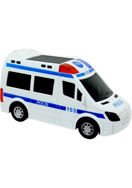 Işıklı Sesli Pilli Polis Arabası |1 Adet|