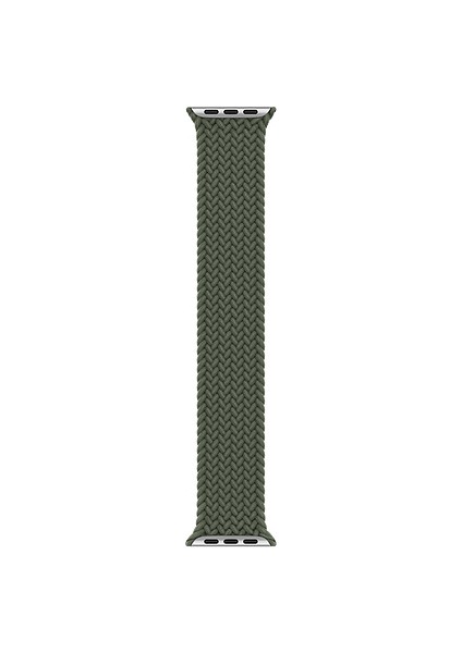 Apple Watch Uyumlu 44 mm Örgü Desenli Lansman Naylon Kayış-Kordon Large