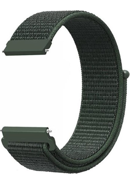 Xiaomi Gtr Lite 47MM (22MM) Için Kumaş Desenli Çırtçırlı Kayış-Kordon