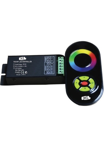 5 Tuş + Dokunmatik Rgb Rf LED Kumanda PLR-180